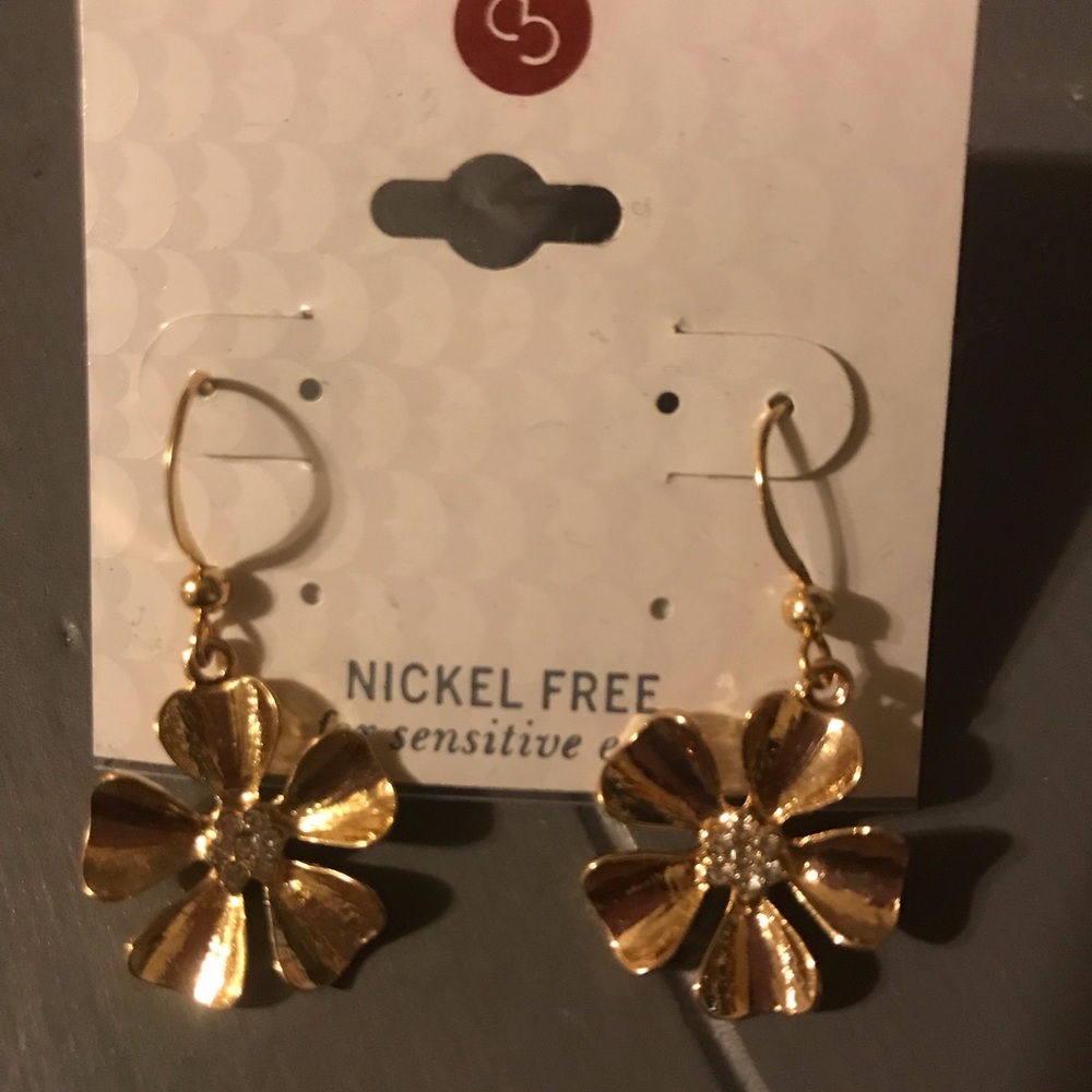 Flower earrings